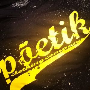 Bleached Distressed Baseball Logo T-Shirt • \pō-‘e-tik\ clothing company • S-6XL